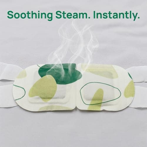 Steam Eye Mask 20 Packs Self Heating Eye Mask Disposable, Sleep Patches For Adults, Heated For Dry Eyes Warm Compress, Relaxation Travel Gifts For Students Birthday — view 5