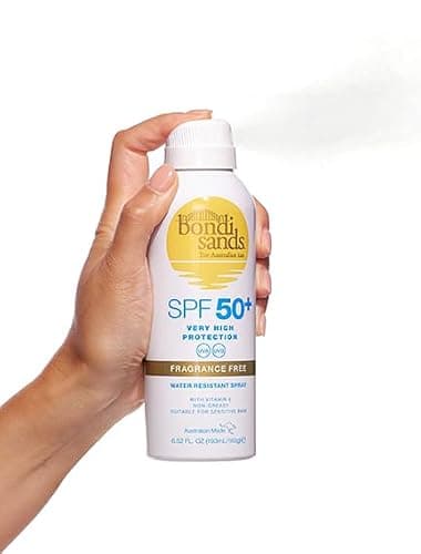 Bondi Sands Fragrance Free Sunscreen Aerosol Mist SPF 50 | Non-Greasy Broad Spectrum Formula Moisturises, Soothes, and Protects Skin, Water Resistant Up To 4 Hours + Cruelty Free | 6.52FL.OZ/160g — view 3
