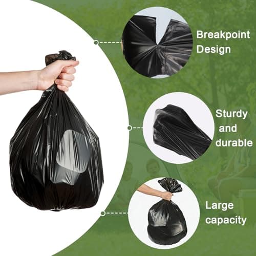 Portable Toilet Accessory Kit: 12x Urine Solidifier Powder & 12x Leak-Proof Waste Bags - Hassle-Free Coagulant Gel for Camping Toilet, 5 Gal Commode Liner & Travel Commode Accessories — view 4