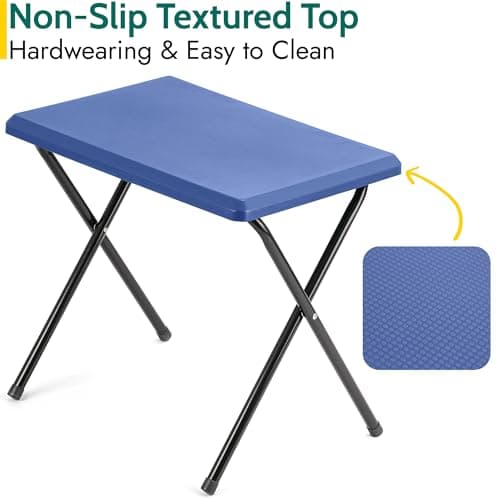 Trail Small Folding Camping Table, Blue — view 5