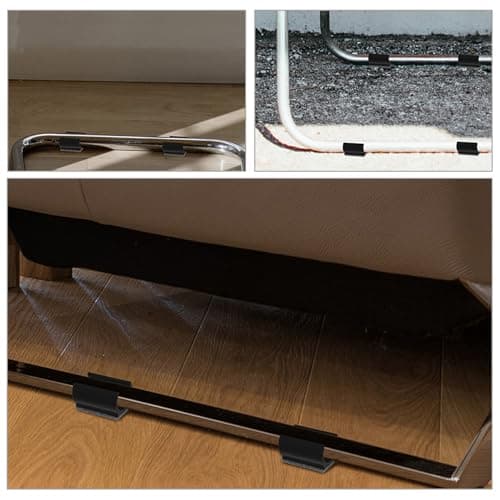 10 Pack U Shaped Felt Chair Leg Floor Protectors for Furniture Feet — view 4