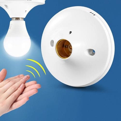 SueaLe Delay Switches Voice Controlled Light Stand E27 Lamp Base For 110-220V Lighting Fixture Meet Various Lighting Needs For Bathroom Warehouse — view 4