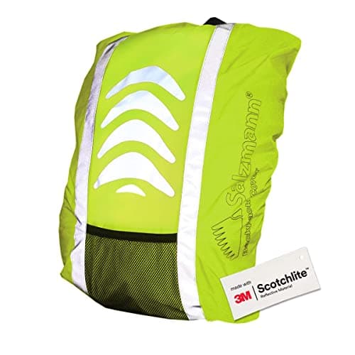 Salzmann Reflective Rucksack Cover | 28–40L | Hi-Vis Waterproof Rain Cover for Backpack Cycling, Commuting & Hiking