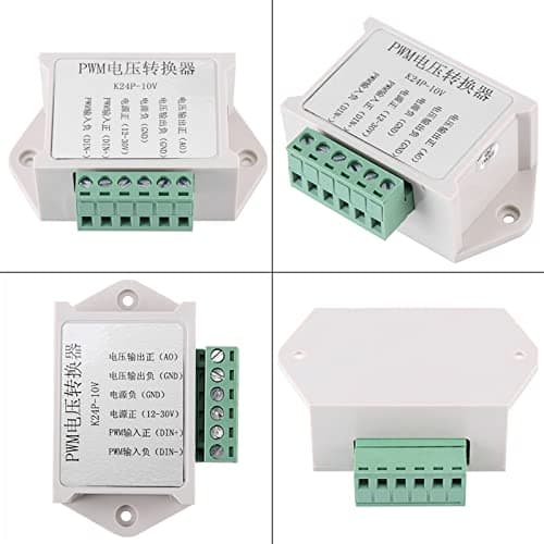 Kadimendium Digital Voltage Converter Adapter for PLC 0-10V Output, 24V PWM Signal to Analog Signal Converter for Industrial Control Board — view 2