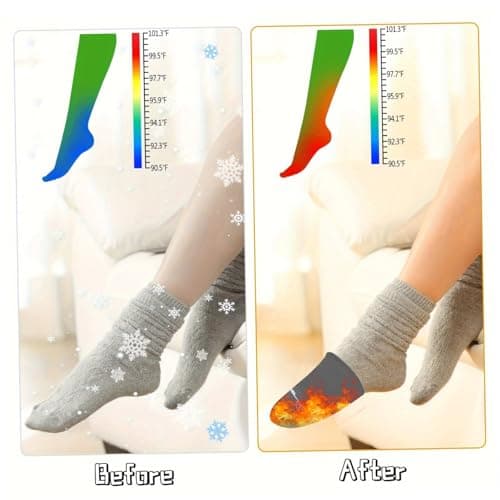 Neoprene Toe Covers 4 Pairs Winter Thermal Feet Warmers Elastic Toe Warmers for Cycling Running Hiking Ice Baths, Grey — view 3