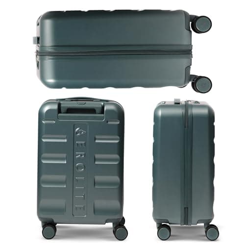 Aerolite 55x35x25 Hard Shell Cabin Suitcase, 4 Wheels, Air France KLM — view 6