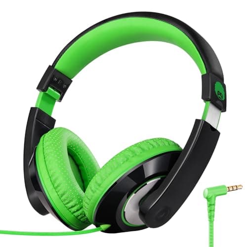 Rockpapa Comfort Foldable Kids Headphones Wired for School/Travel