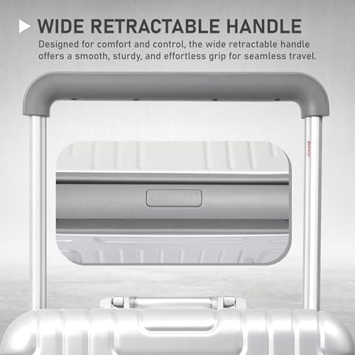 Aerolite Premium Hybrid Aluminium Polycarbonate Trunk, 4+1 Silent Wheels — view 6