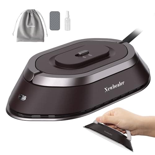 Newbealer Mini Travel Iron, Brown