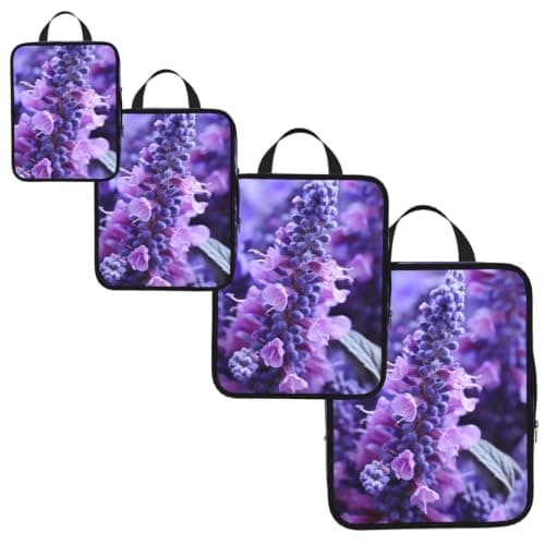 4 Set Compression Packing Cubes Lightweight Expandable Packing Organizers