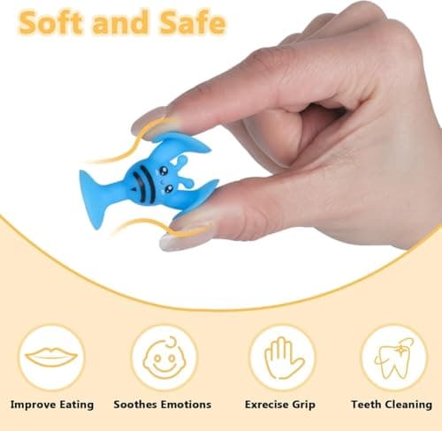 KAHEIGN 76Pcs Sucker Toys for Kids, 8 Tyles Suction Cup Kids Bath Window Building Toys Montessori Sensory Stress Release for Boys Girls Travel Birthday Christmas Children's Day Gifts — view 2