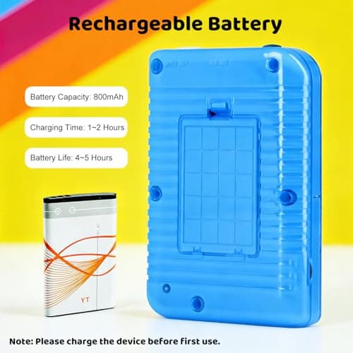 Handheld Game Console for Kids Pre-loaded 289 Video Games, Travel-friendly Handheld Video Game Console with 2.8" Color Screen, Rechargeable Battery, Handheld Electric Game Player for Boy Girl — view 5