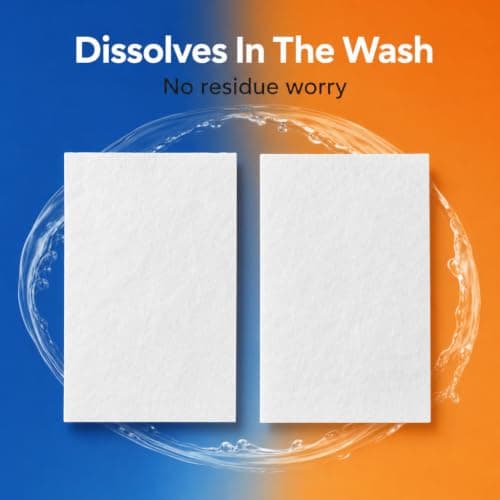 Laundry Detergent Sheets 40 Pack (20 Fresh Clean + 20 Tropical) – Non Bio Washing Sheets for Machine Wash – Eco Friendly Alternative to Washing Powder, Liquid, Pods & Capsules — view 5