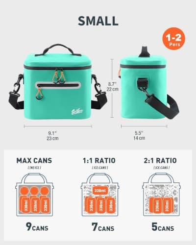 Sydioor 7 Can Small Cool Bag Insulated — view 3
