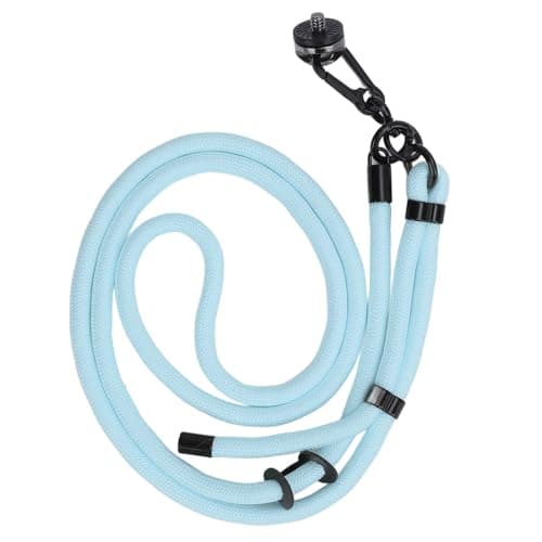 LIYJTK Action Camera Lanyard Adjustable Quick Release Anti Lost Rope for Pocket 3, Action 5, ONE X4 Adjustable Strap (Blue) — view 4