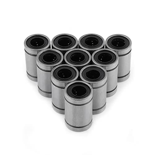 Sxhlseller LM8UU 8mm Linear Motion Ball Bearings for 3D Printer CNC 10 Pack