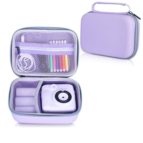Riosin Kids Camera Instant Print Case,for TIATUA/ASTGMI/Himont-Purple