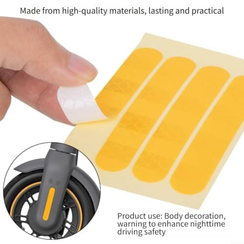 Reflective Safety Stickers Kit for Ninebot G30 Scooter — view 2