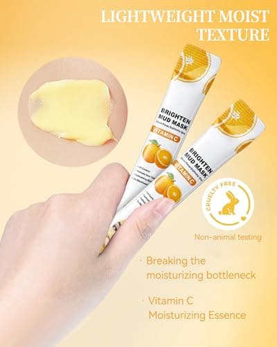 Clay Face Mask Kit-12Pcs Vitamin C Clean Clay Facial Masks Set for Women — view 5