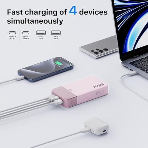 JUOVI 65W Power Bank Fast Charging 20000mAh — view 6