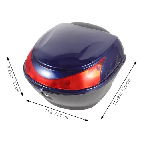 DIYEAH Motorcycle Top Case for Travel Large Capacity Plastic Tail Box — view 2