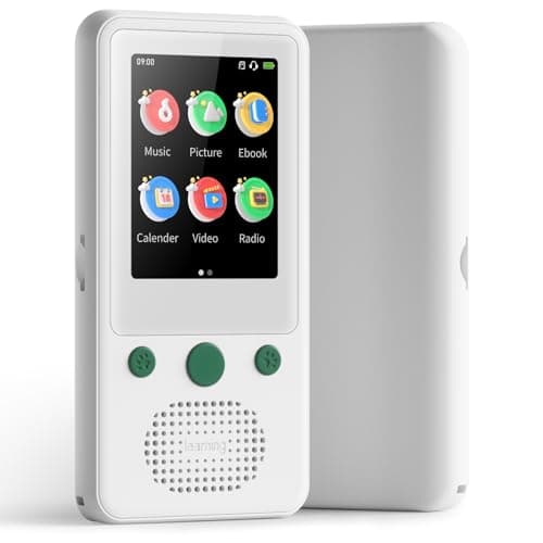 TIMMKOO MP3 Player for Kids, 2.4" Touch Screen MP3 Players with Bluetooth, 65H Playback Portable Music Player with Speaker, Support TF Card Up to 128GB