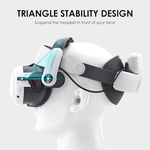 BOBOVR M3 Pro Battery Head Strap Compatible With Meta Quest 3S/3 — view 4