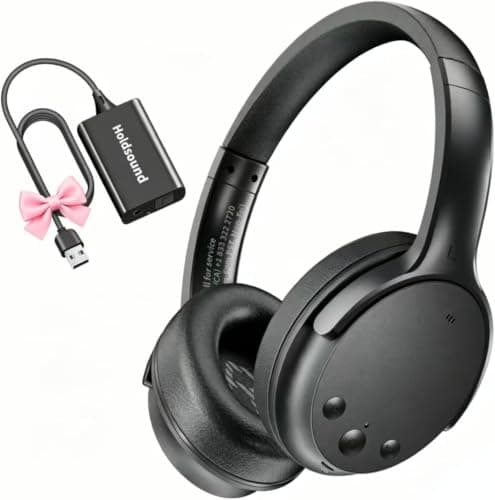 Holdsound Wireless Headphones for TV Watching,Plug and Play
