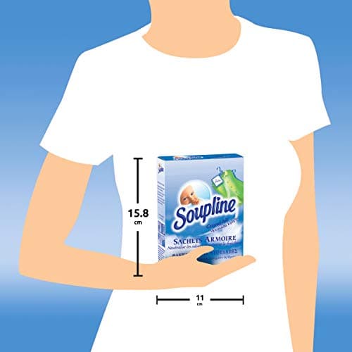 SOUPLINE - Wardrobe Bags - Fresh Air Scent - Laundry Perfume for 6 Weeks - Neutralizes Odors (Pack of 1 including 3 bags) — view 3