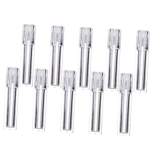 WOONEKY 6.5ml Refillable Lip Oil Roller Bottle Plastic 10 Pack with Lid