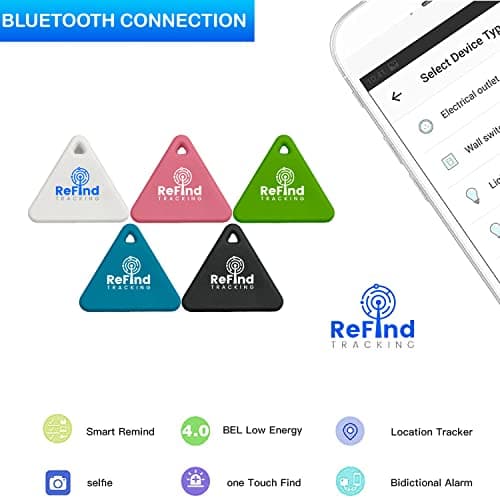ReFind R3 Smart Tracker for Android and iPhone. Mini GPS Tag Bluetooth 5.0 Key Finder. Samsung AirTag Alternative for Keys, Pets, Wallets and Luggage (Green) — view 5