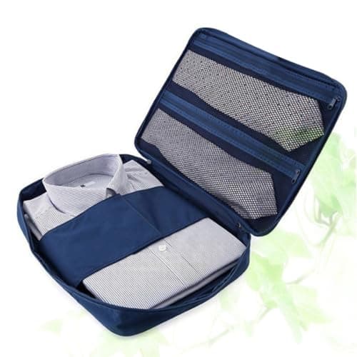 Travel Wrinkle Resistant Shirt Tie Storage Bag Polyester Organizer — view 5