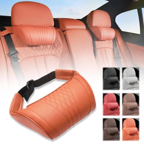 Universal Memory Foam Car Headrest Neck Pillow, Car Neck Pillow for Driving, Ergonomic Necks Support Auto Seat Cushion for Long Road Trips, Relieve Driving Fatigue — view 2