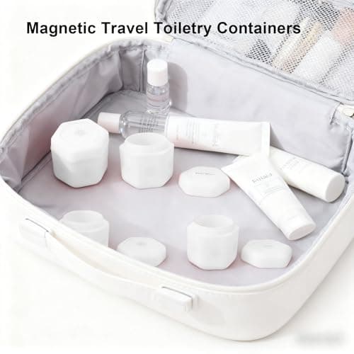 Denash 3 Pcs Magnetic Travel Capsules, 40ml Capacity — view 6