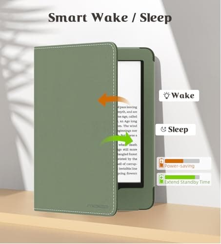 MoKo Case for 6" Kindle (11th Generation,2024/2022), Celadon — view 5