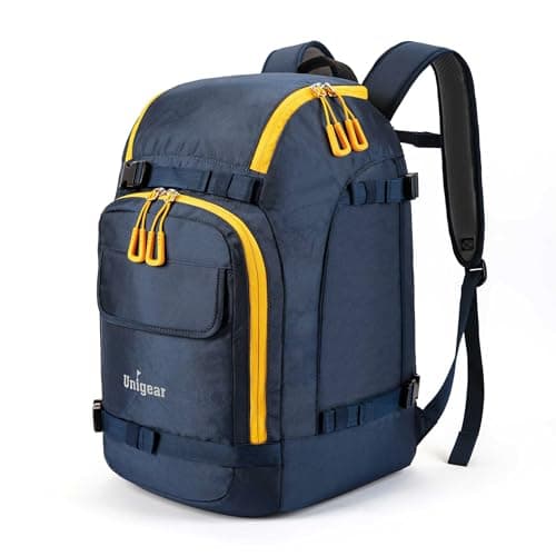 Unigear Ski Boot Bag 50L/70L Backpack with Helmet Storage for Skiing Travel
