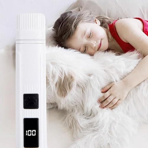 Pet Nail Grinder for Dogs 3-Speed Digital Display Low Noise Safe Grooming — view 5
