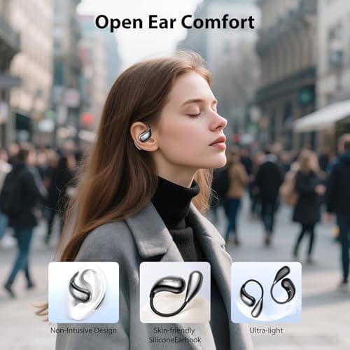MINISO X33 AI Translation Earbuds Real Time,135 Language Translator Earbuds, Open Ear Wireless Bluetooth Translation Headphones with HiFi Sound, 60H Playtime, Suitable for Travel,Learning&Business — view 5
