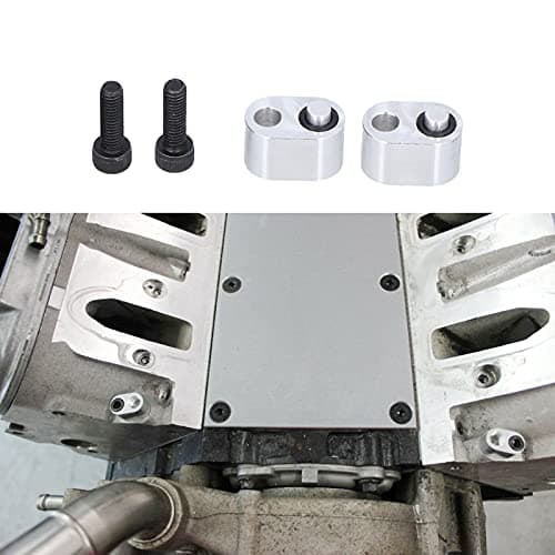 ANKROYU Coolant Crossover Plug, 6061 Billet Aluminum Coolant Crossover Plug Adapter, Coolant Crossover Tube Adapter, Coolant Crossover Plug Kit for Expedition Ecoboost Engines 2015‑2021 — view 4