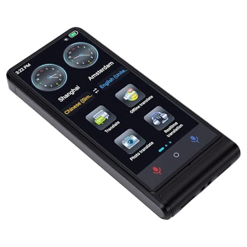 Yosoo Health Gear AI Language Translator Device Metal Portable Voice Translator with 4.04 in Touch Screen 158 Languages 8MP Photo Translation Offline Support for Travel Business Learning — view 2