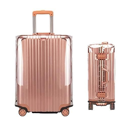 boogift 2 pcs Clear PVC Suitcase Cover - Waterproof Scratchproof Luggage Protector - Travel Trolley Case Cover (30) — view 3