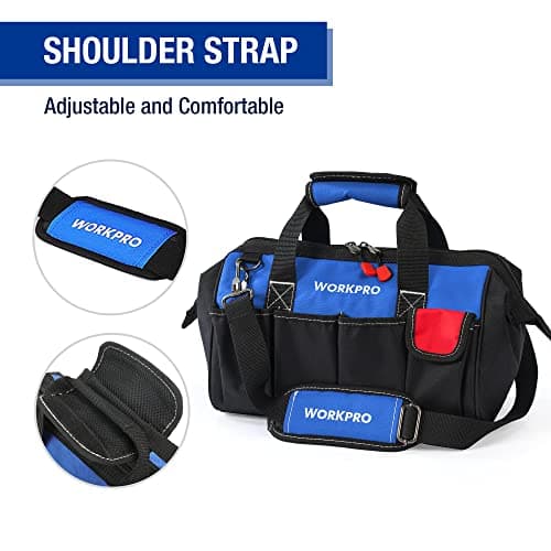 WORKPRO 14-inch Small Tool Bag 35x19x22 CM — view 6