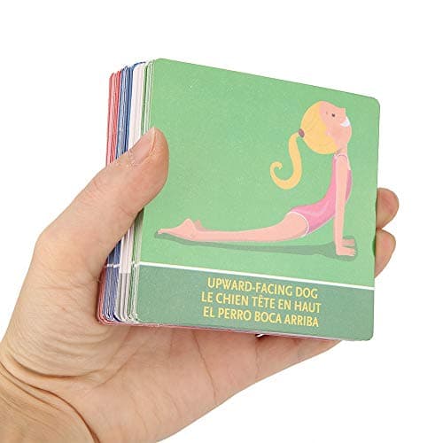 KIMISS Yoga Game Cards for Kids, Eco-friendly Material — view 3