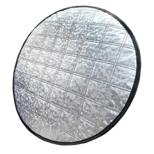 Heat Resistant Steering Wheel Cover - Aluminium Sun Protection | Automatic Heat and UV Protection for Summer Travels | Cover