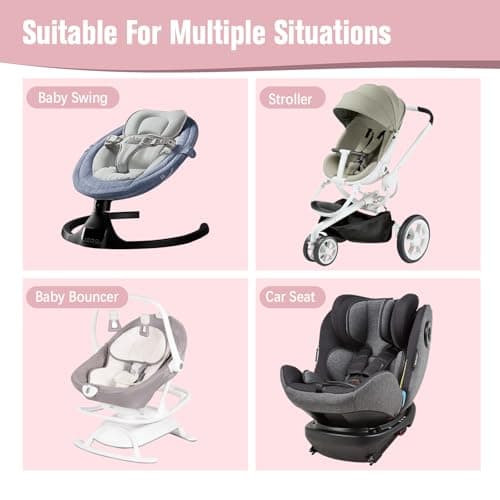 KAKIBLIN Baby Pillow for Newborn, Neck Support Pillow for Car Seat Stroller — view 6
