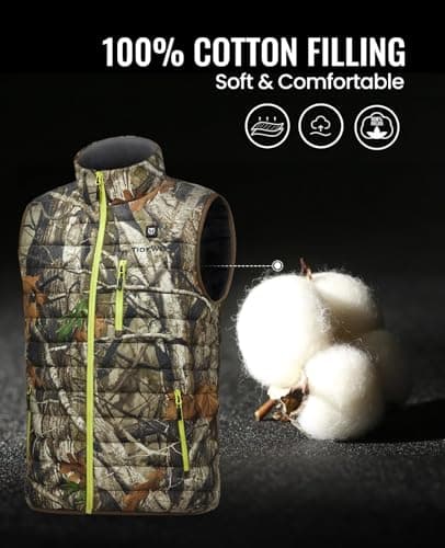 TIDEWE Heated Vest for Men with Battery Pack, Lightweight — view 3