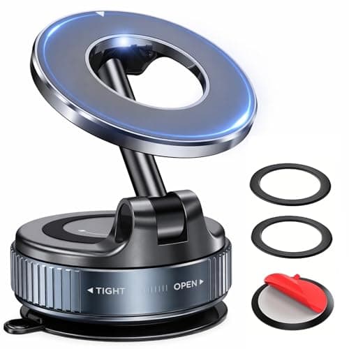 New Horrizon Magnetic Car Phone Holder for MagSafe Car Mount, 360° Rotation