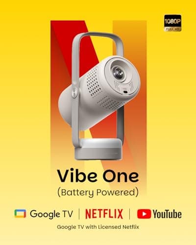 XGIMI Vibe One Battery Powered Mini 1080P Smart Portable Projector — view 2