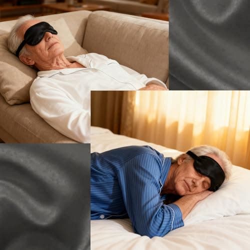 Dayofun Gifts for Grandpa - Fathers-Day Grandpa Birthday Christmas Gifts Sleep Mask,Great Grandparents Day Gift for Grandfather Grandparents Gift from Grandchildren Grandkids Stocking Stuffers — view 5