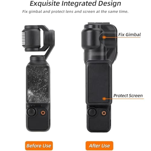 Honbobo Gimbal Screen Lens Protector for DJI Osmo Pocket 3, Protective Case Gimbal Cover Camera Accessories Guard Cap for DJI Osmo Pocket 3 — view 4